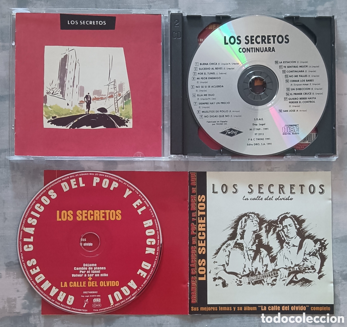 CDs de M&uacute;sica: Los Secretos - Continuar&aacute; y
