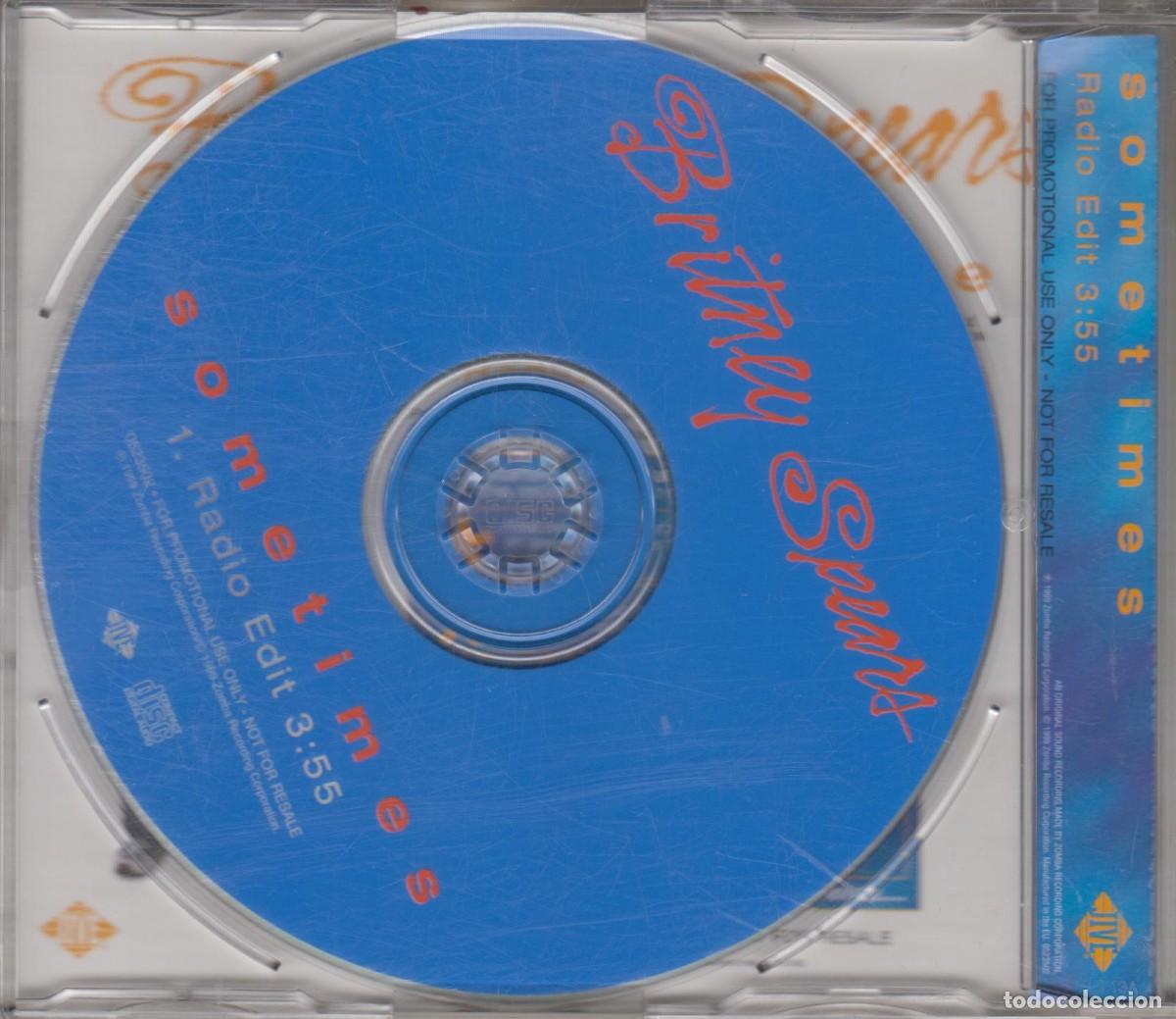 CDs de m&uacute;sica: Britney Spears cd single Sometimes 1999 - Foto 2