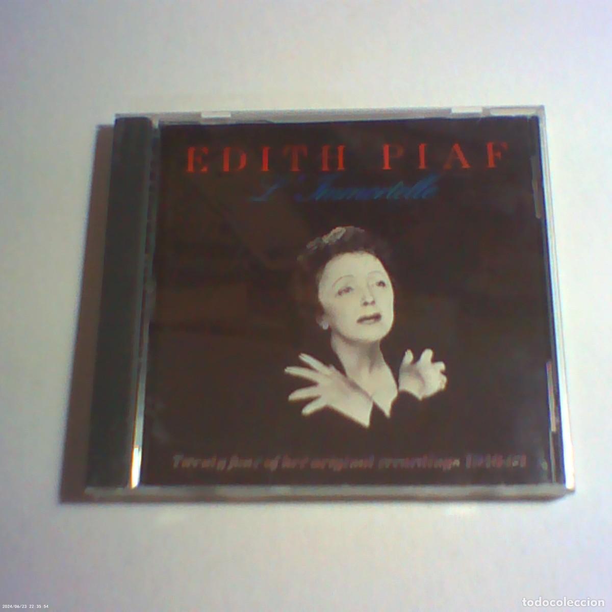 CDs de M&uacute;sica: cd edith piaf. l'immortelle. emi 1994 UK. 24 temas. con libreto (seminuevo)