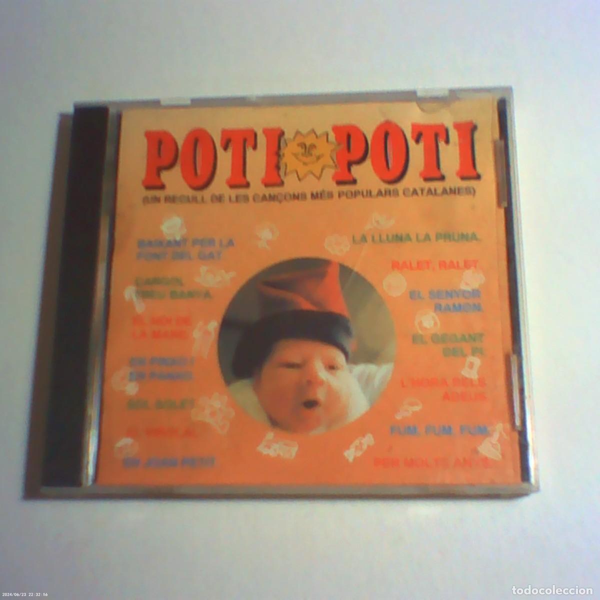 CDs de M&uacute;sica: cd poti poti. recull can&ccedil;ons m&eacute;s populars catalanes. disc medi. 12 temes (seminou)