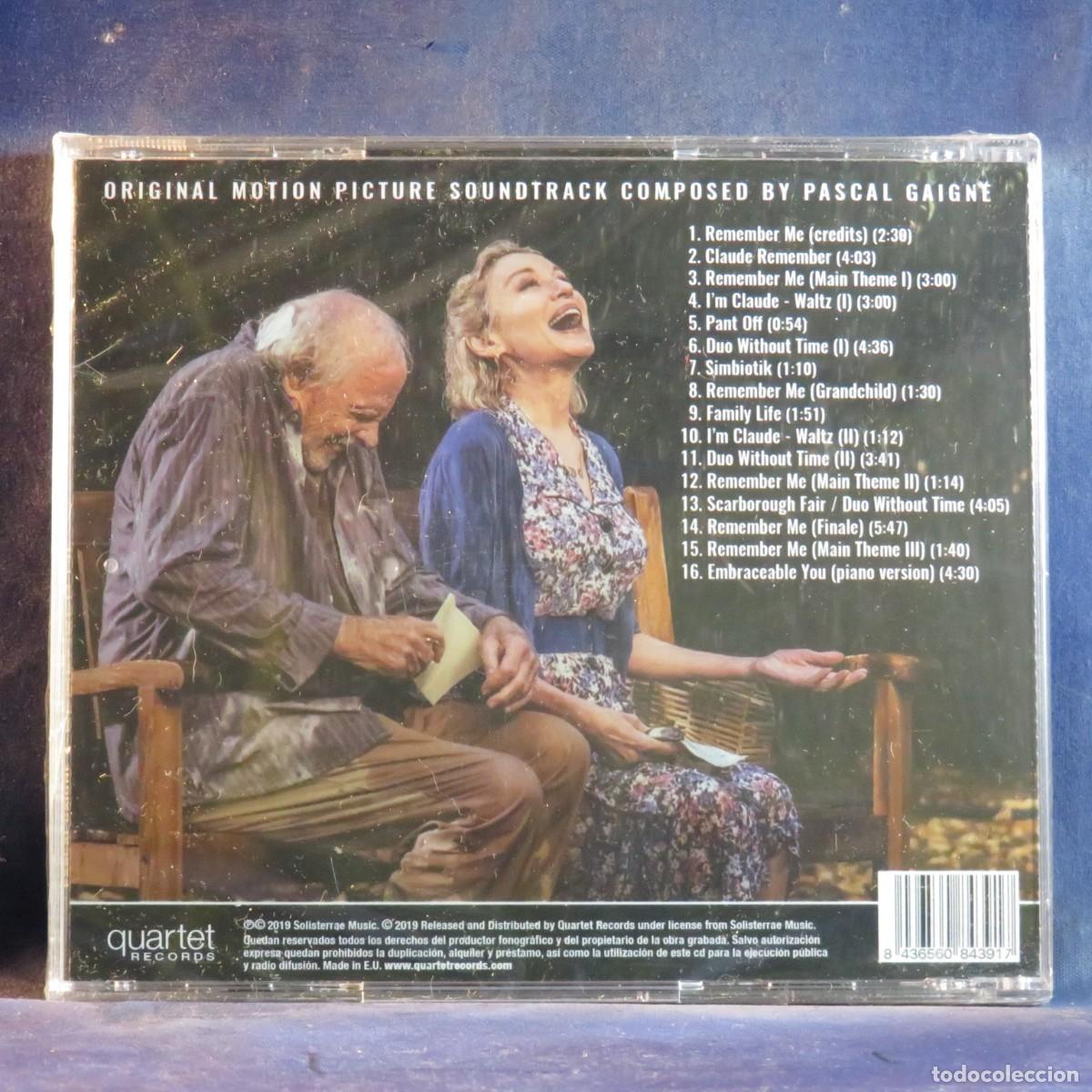 CDs de m&uacute;sica: PASCAL GAIGNE &ndash; REMEMBER ME (ORIGINAL SOUNDTRACK) - CD - Foto 2