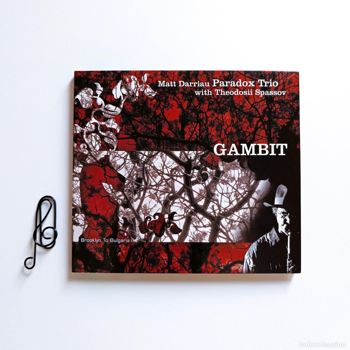 CDs de M&uacute;sica: CD Matt Darriau Paradox Trio - Gambit
