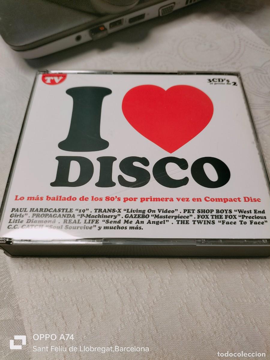 CDs de M&uacute;sica: RAR 3 CD'S. I LOVE DISCO. VOL.1. MY MINE, JULES, C.C.CATCH. ITALO DISCO