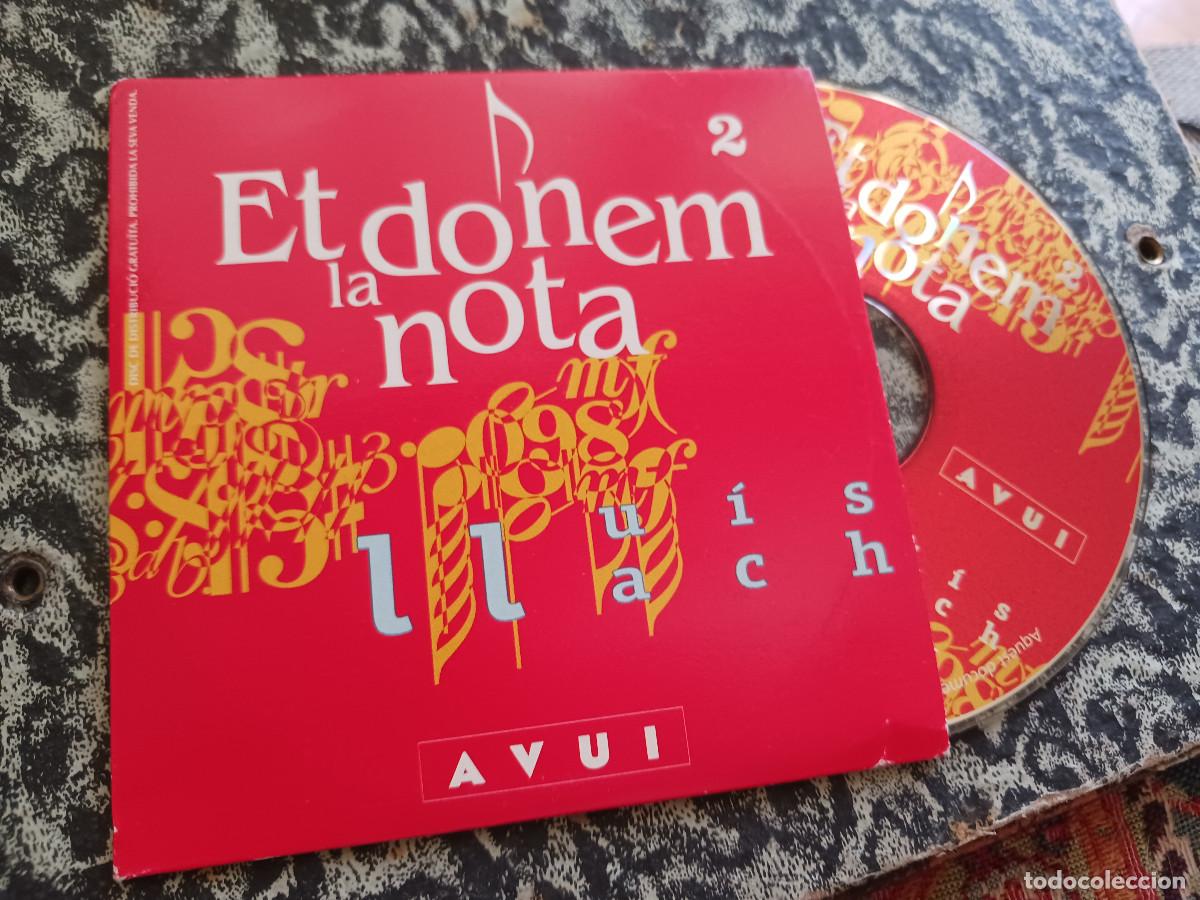 CDs de M&uacute;sica: CD Musica: ET DONEM LA NOTA, Numero 02, LLUIS LLACH, DIARI AVUI