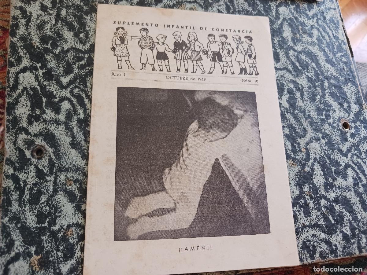 CDs de M&uacute;sica: SUPLEMENTO INFANTIL DE CONSTANCIA, REVISTA RELIGIOSA 1949, N&ordm; 10