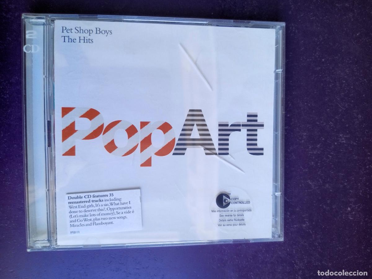 CDs de M&uacute;sica: Pet Shop Boys &ndash; PopArt (The Hits) - DOBLE CD PARLOPHONE 2003 - SYNTH POP - 35 EXITOS