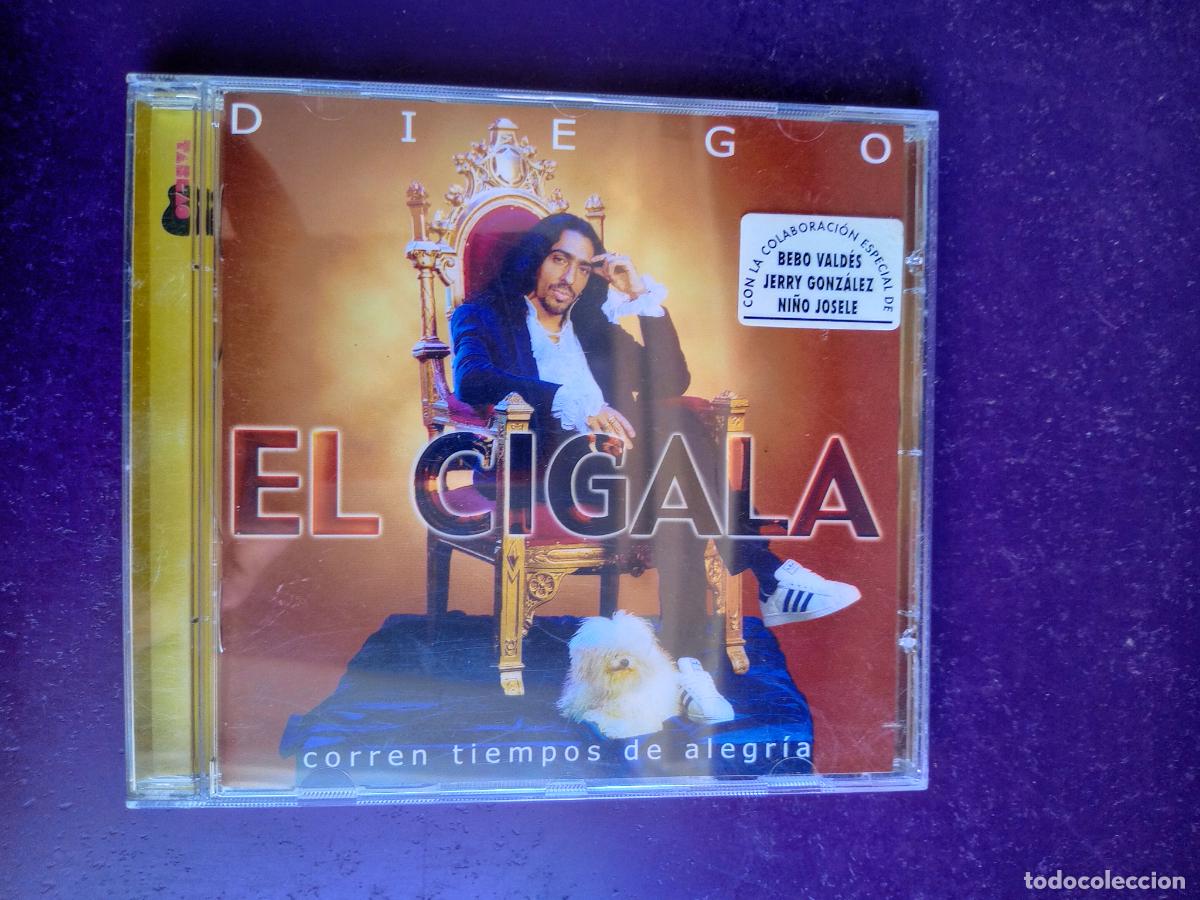 CDs de M&uacute;sica: Diego El Cigala &ndash; Corren Tiempos De Alegr&iacute;a - CD ARIOLA 2001 - FLAMENCO -