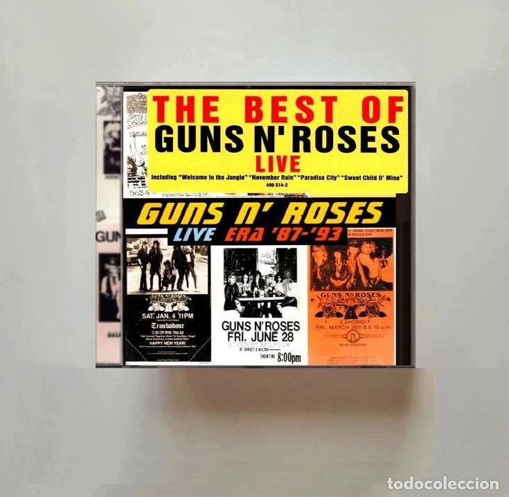 CDs de M&uacute;sica: [DOBLE CD]. GUNS N' ROSES. THE BEST OF. LIVE. RECOPILATORIO.