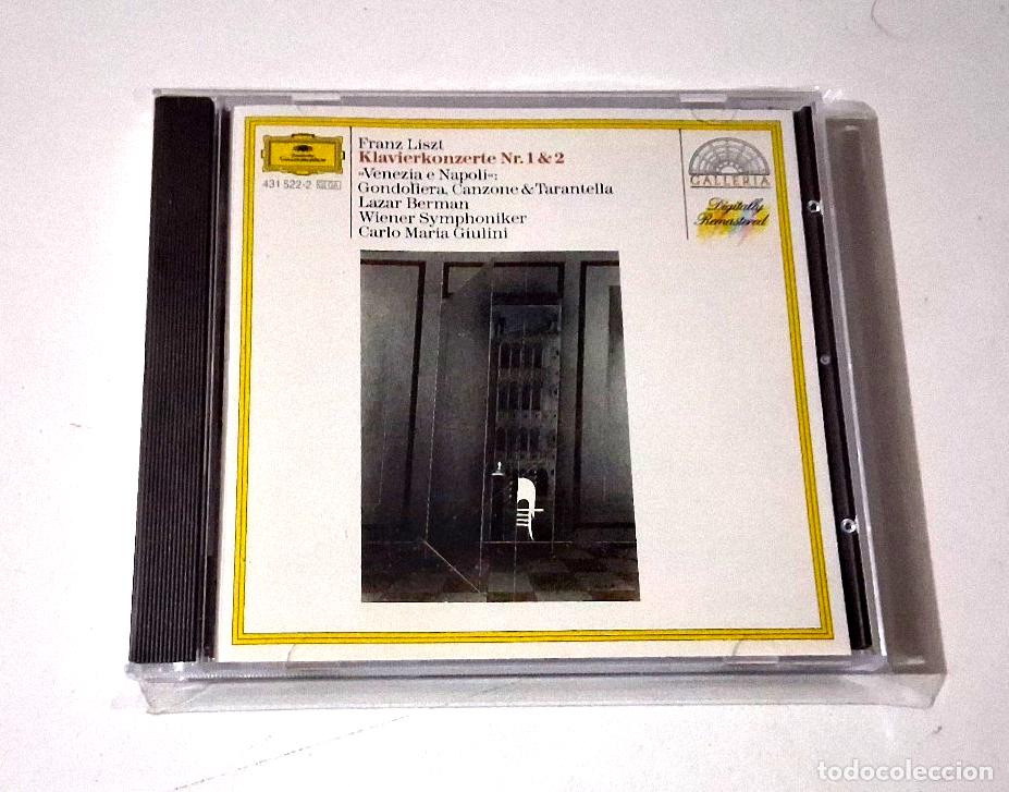 CDs de M&uacute;sica: LAZAR BERMAN CARLO MAIRA GIULINI &rdquo;FRANZ LISZT KLAVIERKONZERTE 1 & 2&rdquo; CD 12 TRAC