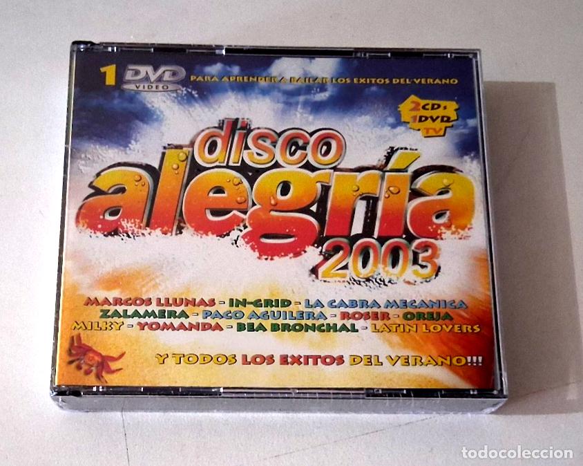 CDs de M&uacute;sica: CD &rdquo;DISCO ALEGRIA 2003&rdquo; 2CD 37 TRACKS +DVD PRECINTADO SEALED