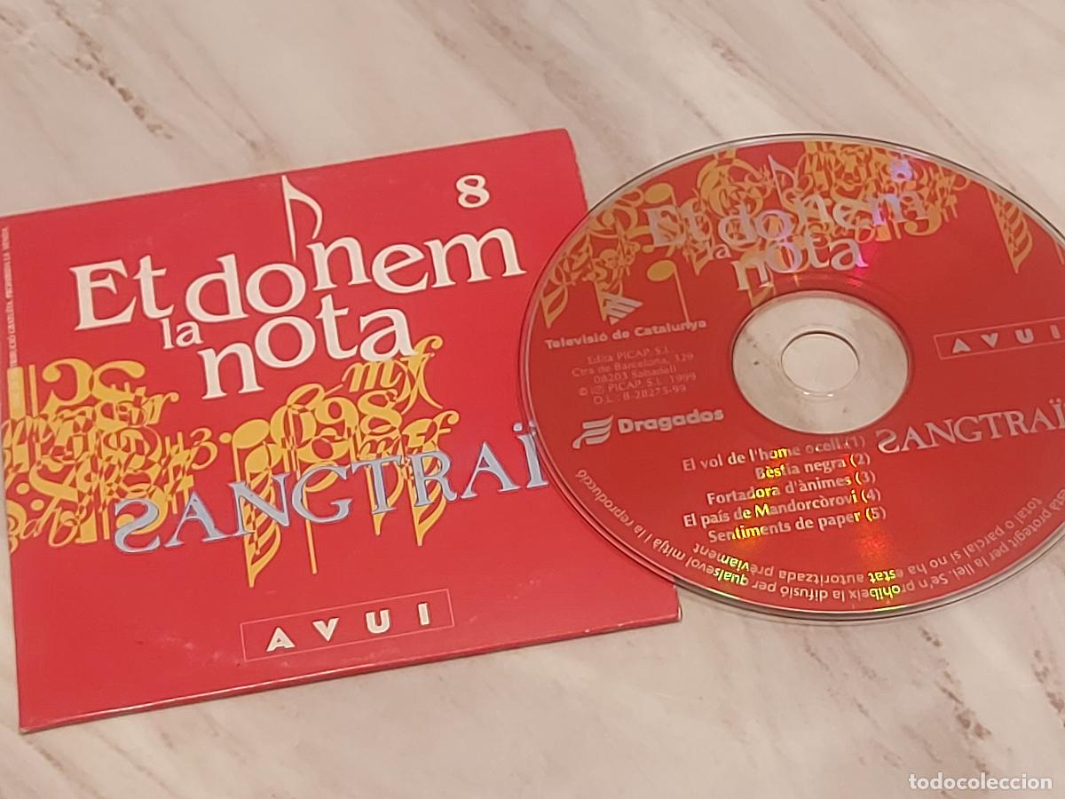 CDs de M&uacute;sica: SANGTRA&Iuml;T / ET DONEM LA NOTA 8 / CD-DIARI AVUI / 5 TEMAS / DE LUJO