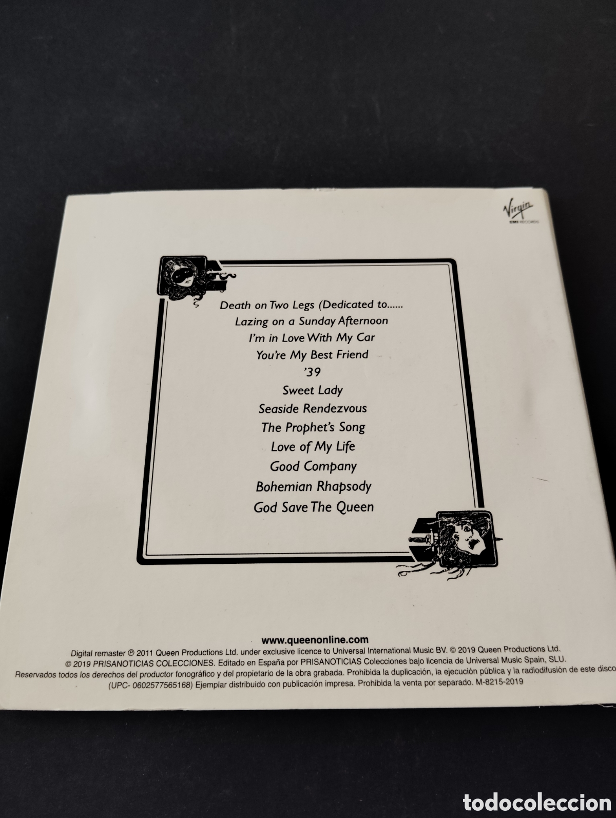 CDs de m&uacute;sica: CD Queen - A Night At The Opera Original - Foto 2