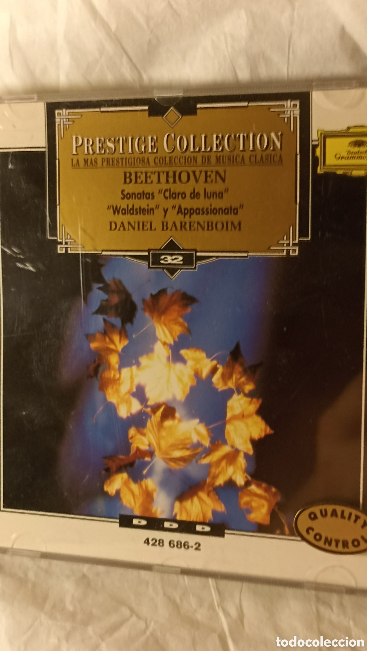 CDs de M&uacute;sica: MINT! Beethoven,&rdquo;Claro de Luna&rdquo;, &rdquo;Waldstein&rdquo; y &rdquo;Appassionata&rdquo;. Daniel barenboim