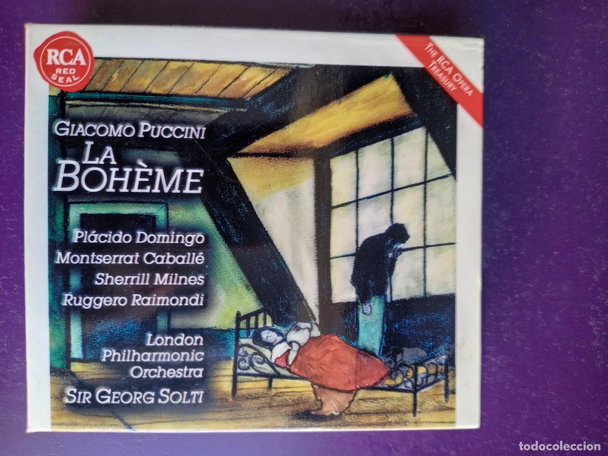 CDs de M&uacute;sica: PUCCINI - LA BOHEME - DOBLE CD RCA 1998 OPERA - PLACIDO DOMINGO, MONTSERRAT CABALLE