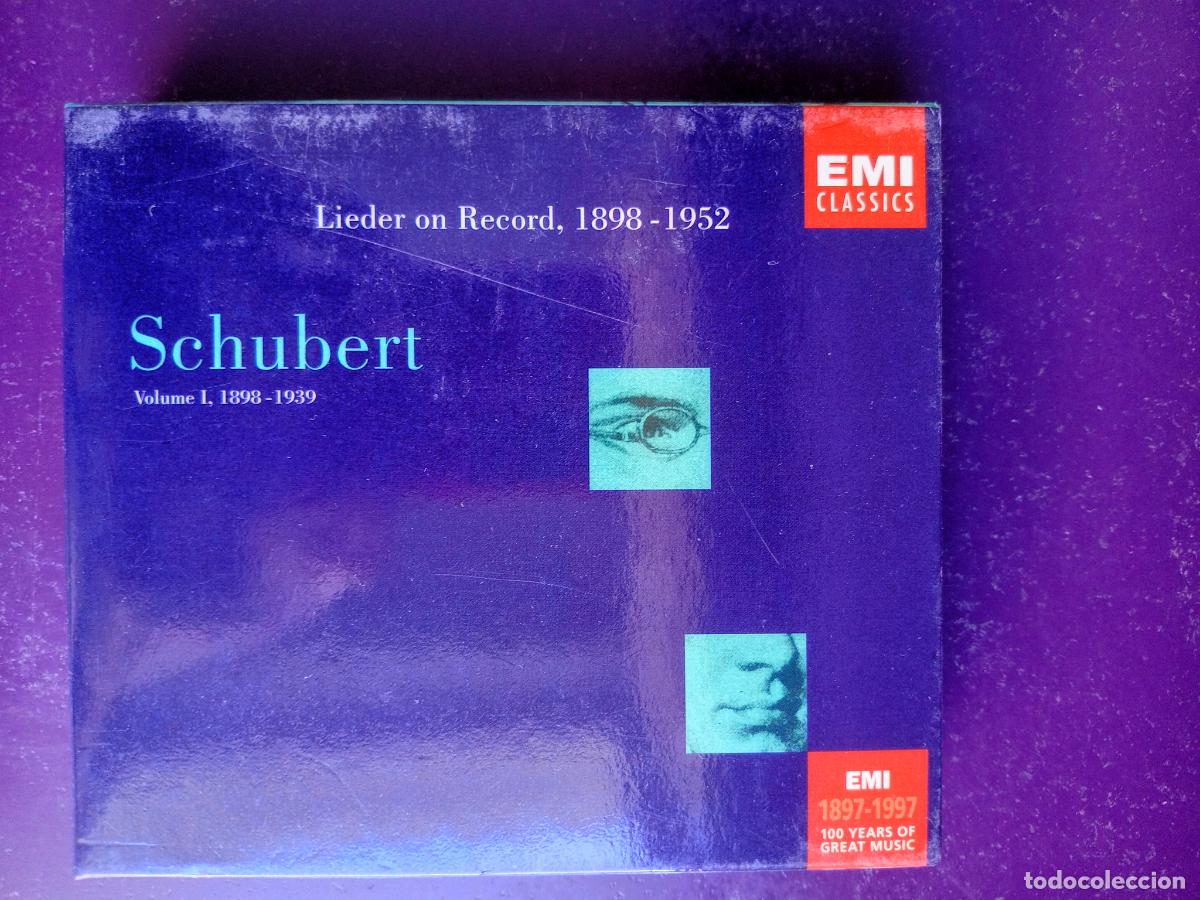 CDs de M&uacute;sica: Franz Schubert Lieder On Record 1898-1952 Vol I, 1898-1939 - TRIPLE CD EMI 1997 - Edith Clegg ETC