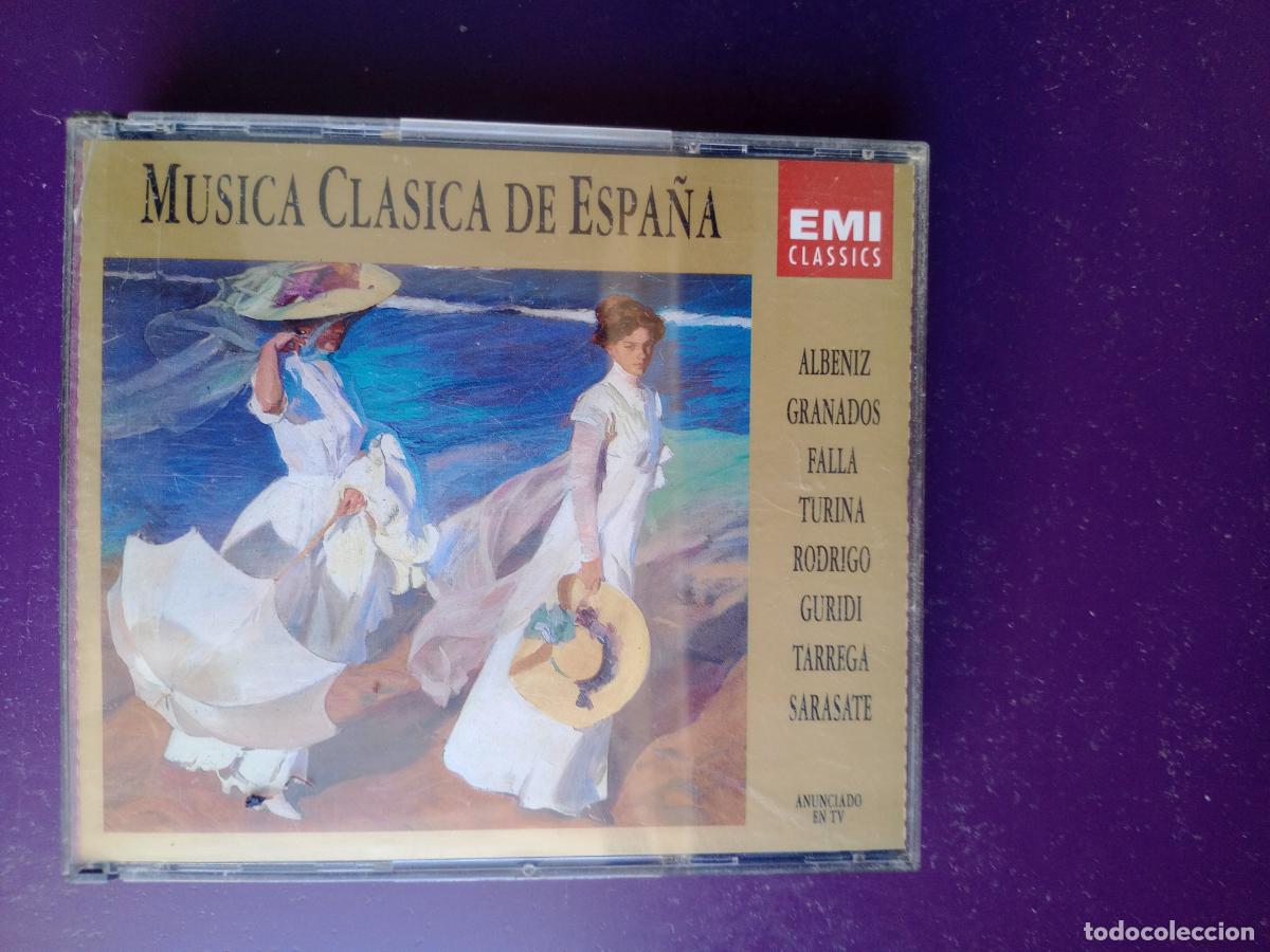 CDs de M&uacute;sica: M&uacute;sica Cl&aacute;sica De Espa&ntilde;a - DOBLE CD EMI 1991 - FALLA, RODRIGO, TURINA, ALBENIZ, GRANADOS