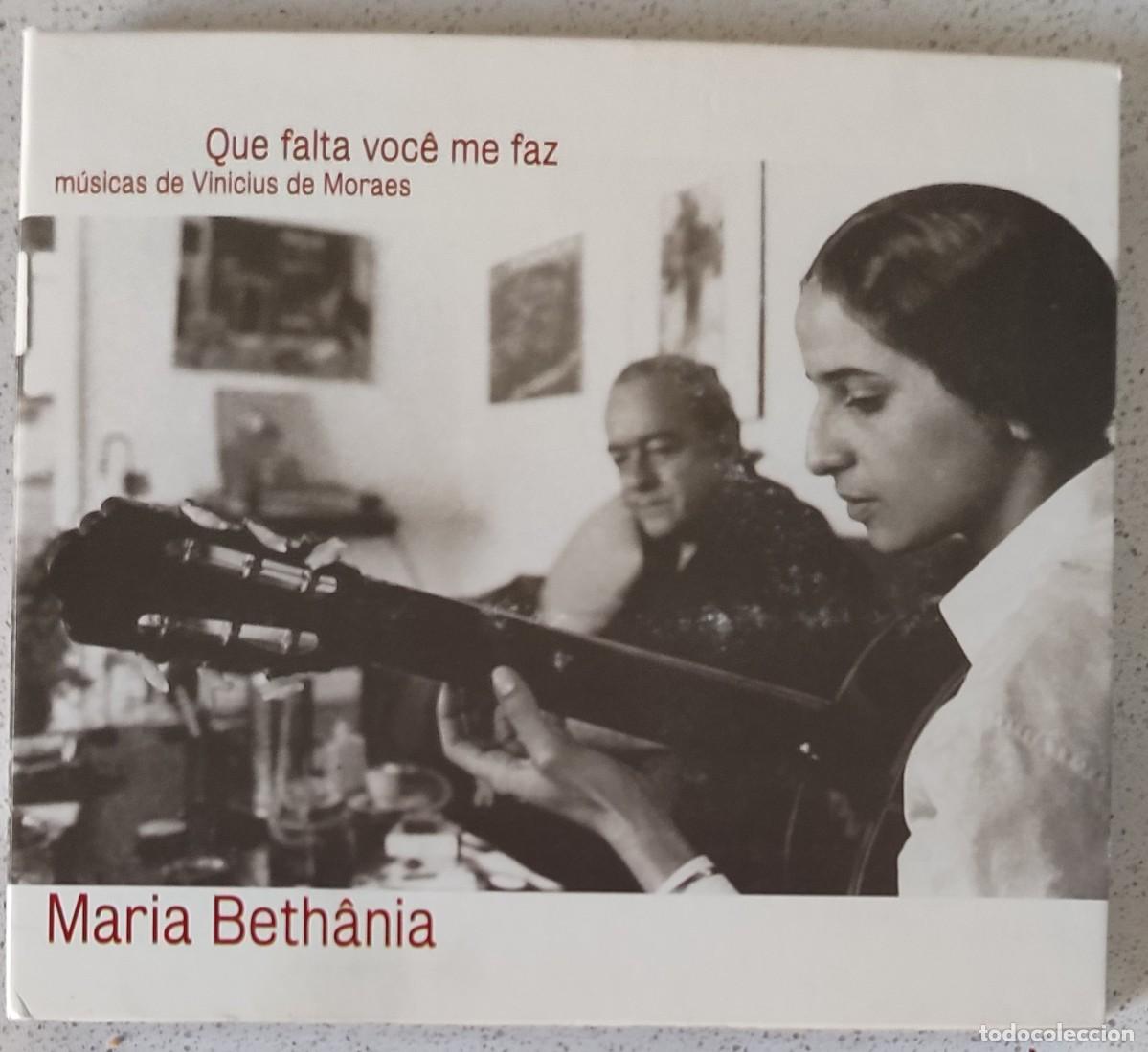 CDs de M&uacute;sica: MARIA BETHANIA - QUE FALTA VOCE ME FAZ (CD) 2005 - 15 TEMAS - DIGIPAK
