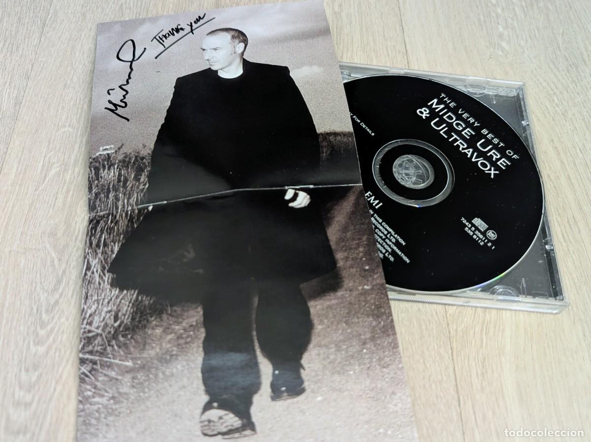 CDs de M&uacute;sica: MIDGE URE & ULTRAVOX - THE VERY BEST OF .. CD - 2001 - CON LIBRILLO CON LOS TEMAS Y FIRMADO