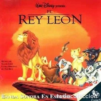CDs de M&uacute;sica: El Rey Le&oacute;n (B.S.O. En Espa&ntilde;ol)- 8422397800186