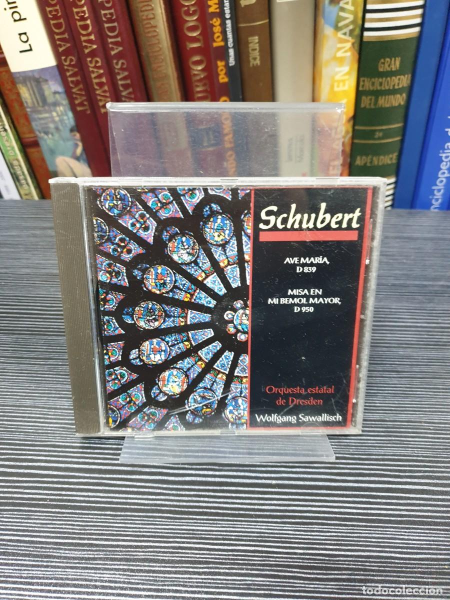 CDs de M&uacute;sica: Ave Mar&iacute;a, D 839 / Misa en Mi Bemol Mayor, D 950 Schubert / W. Sawallisch, Orq. de Dresde