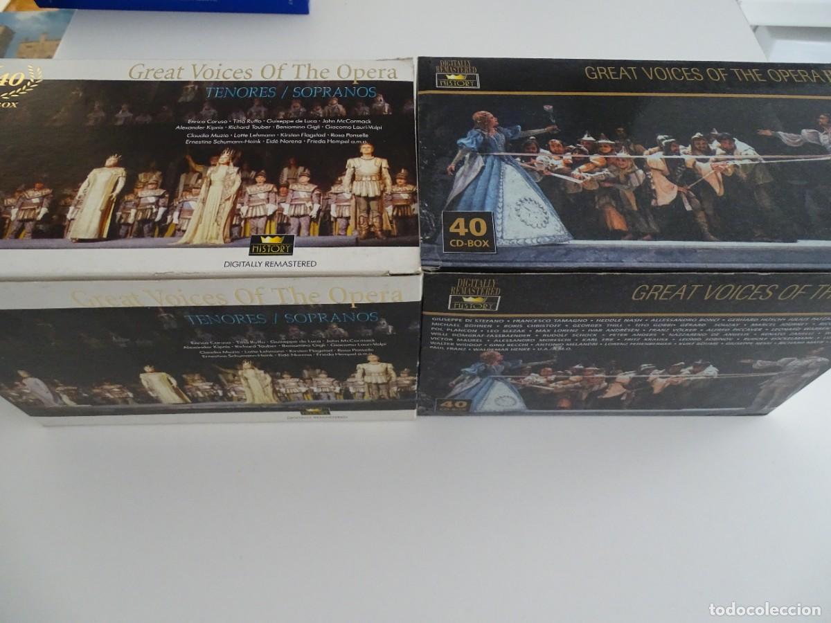 CDs de M&uacute;sica: Great Vocies of the Opera. I y II.