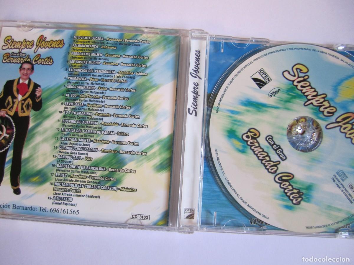 CDs de m&uacute;sica: cd bernardo cortes siempre jovenes - Foto 2
