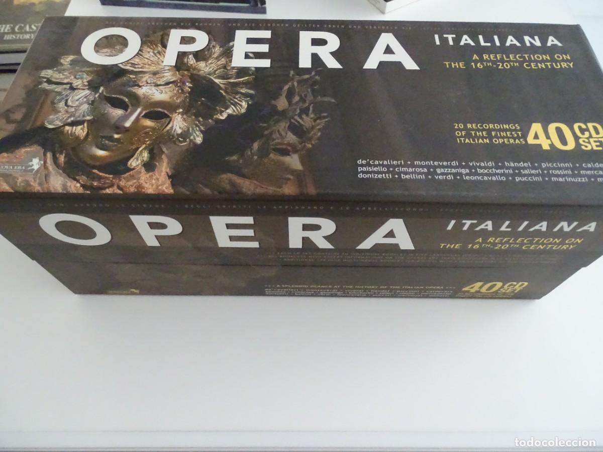 CDs de M&uacute;sica: Opera italiana. 40 cd set. 20 &oacute;peras completas, varias raras.