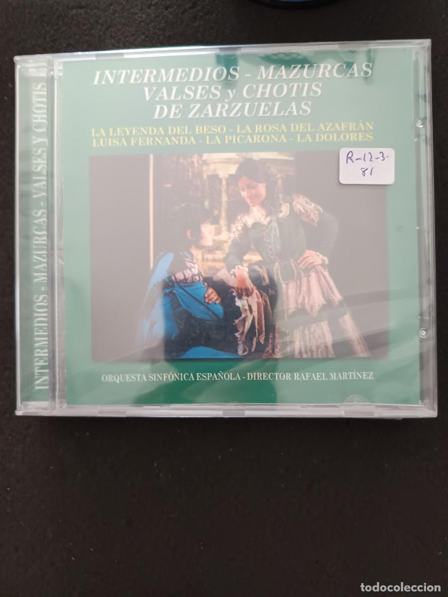 CDs de M&uacute;sica: INTERMEDIOS - MAZURCAS, VALSES Y CHOTIS DE ZARZUELAS: LA LEYENDA DEL BESO, LA ROSA DEL AZAFR&Aacute;N, LUIS