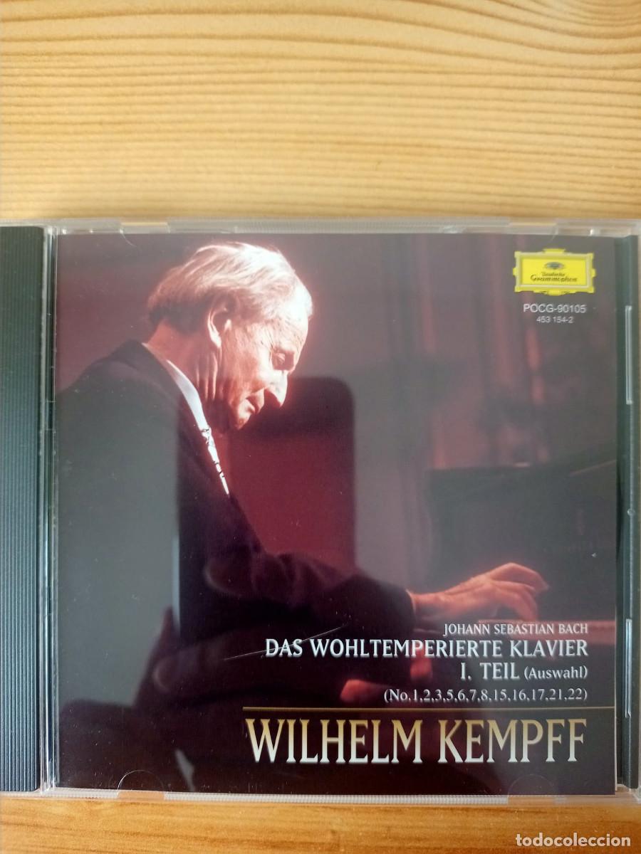 CDs de M&uacute;sica: Wilhelm Kempff &ndash; Bach: Das Wohltemperierte Klavier I (Auswahl) &ndash; CD Jap&oacute;n DG POCG-90105