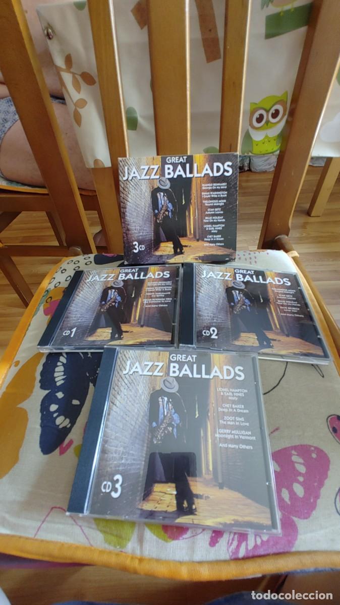 CDs de m&uacute;sica: GREAT JAZZ BALLADS-CAJA BOX CON 3 CD