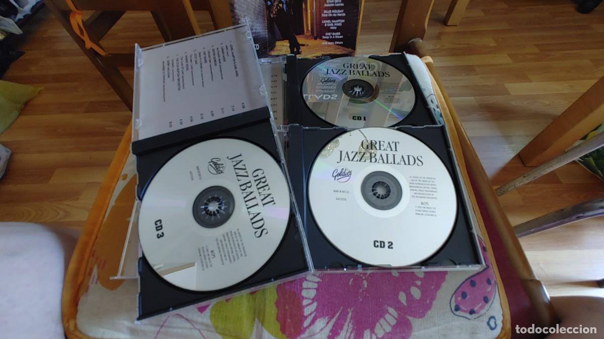 CDs de m&uacute;sica: GREAT JAZZ BALLADS-CAJA BOX CON 3 CD - Foto 2