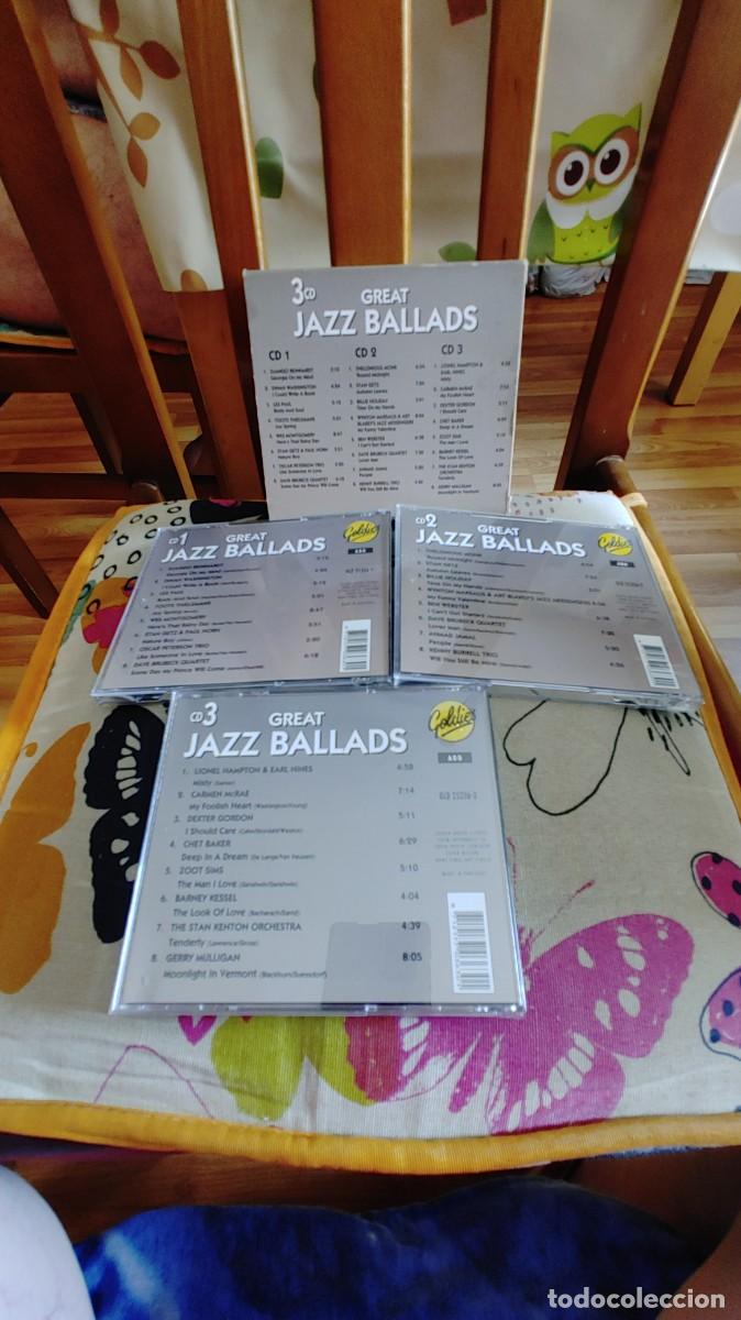 CDs de m&uacute;sica: GREAT JAZZ BALLADS-CAJA BOX CON 3 CD - Foto 3