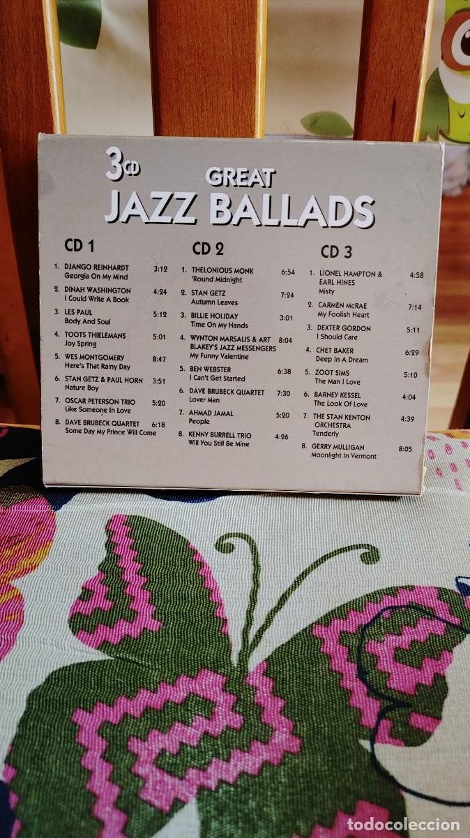 CDs de m&uacute;sica: GREAT JAZZ BALLADS-CAJA BOX CON 3 CD - Foto 4