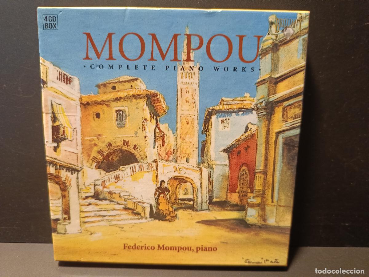 CDs de M&uacute;sica: 4xCD BOX MOMPOU, COMPLETE PIANO WORKS, 2004, Brilliant classics pepeto