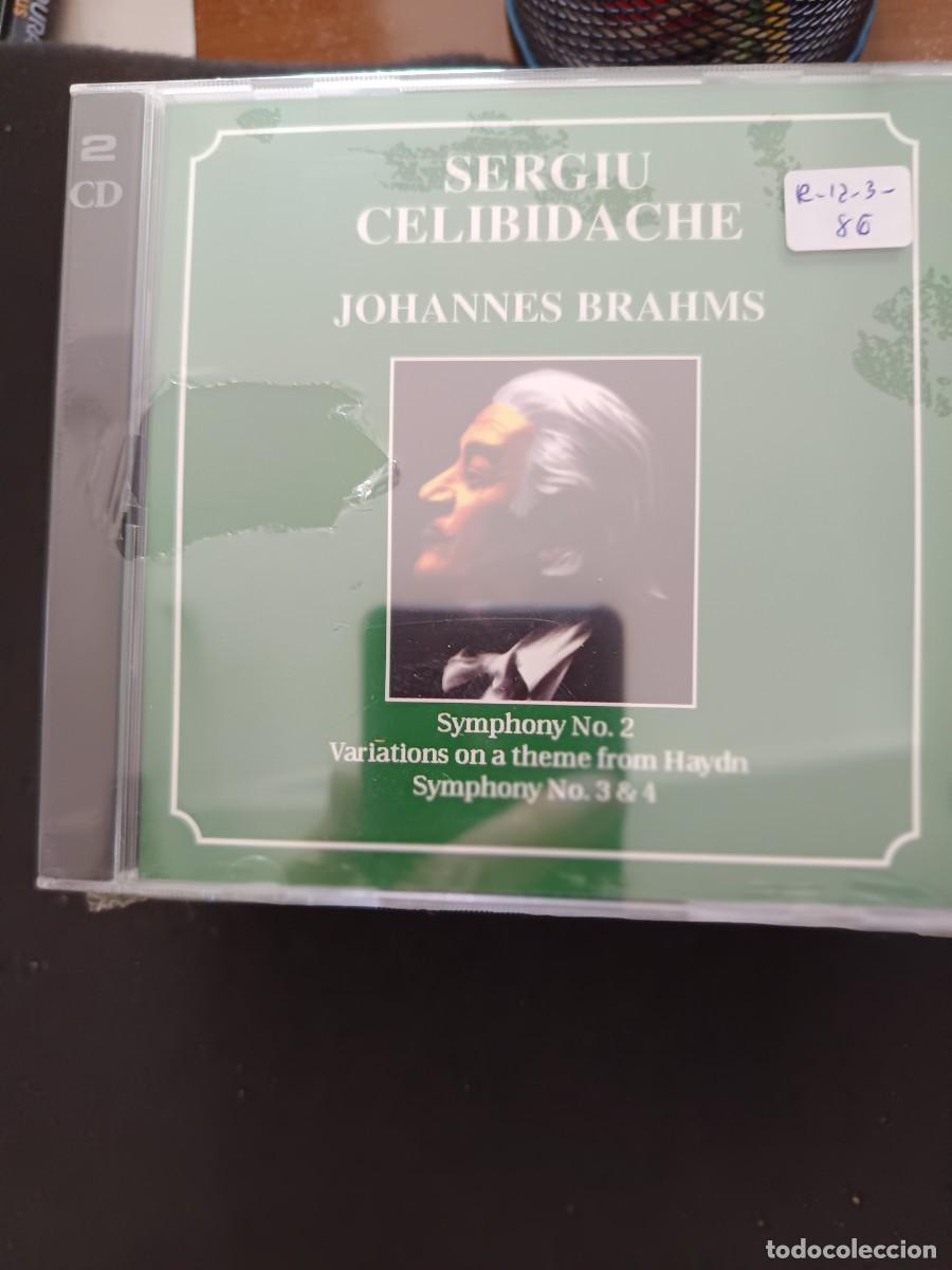 CDs de M&uacute;sica: 2 CD. SERGIU CELIBIDACHE. JOHANNES BRAHMS: SINF. 2, 3 Y 4 / VARIACIONES SOBRE UN TEMA DE HAYDN