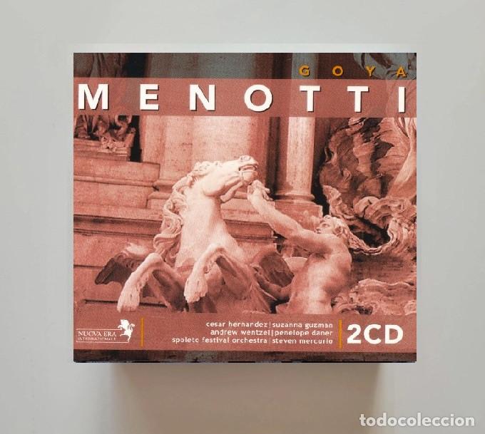 CDs de M&uacute;sica: G310 - [SET DOBLE CD+LIBRETO+ESTUCHE]. GIAN CARLO MENOTTI. GOYA.