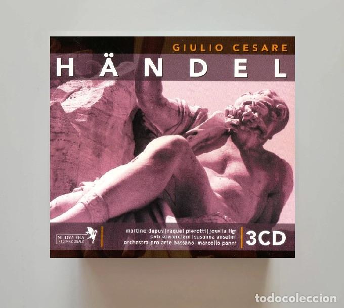 CDs de M&uacute;sica: G302 - [SET TRIPLE CD+LIBRETO+ESTUCHE]. FRIEDRICH H&Auml;NDEL. GIULIO CESARE.