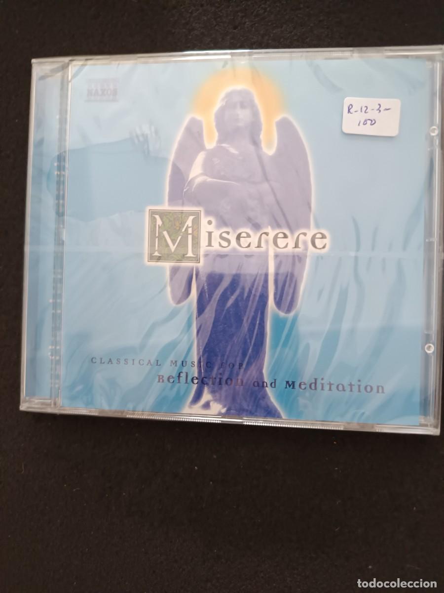 CDs de M&uacute;sica: MISERERE, CLASSICAL MUSIC FOR REFLECTION AND MEDITATION
