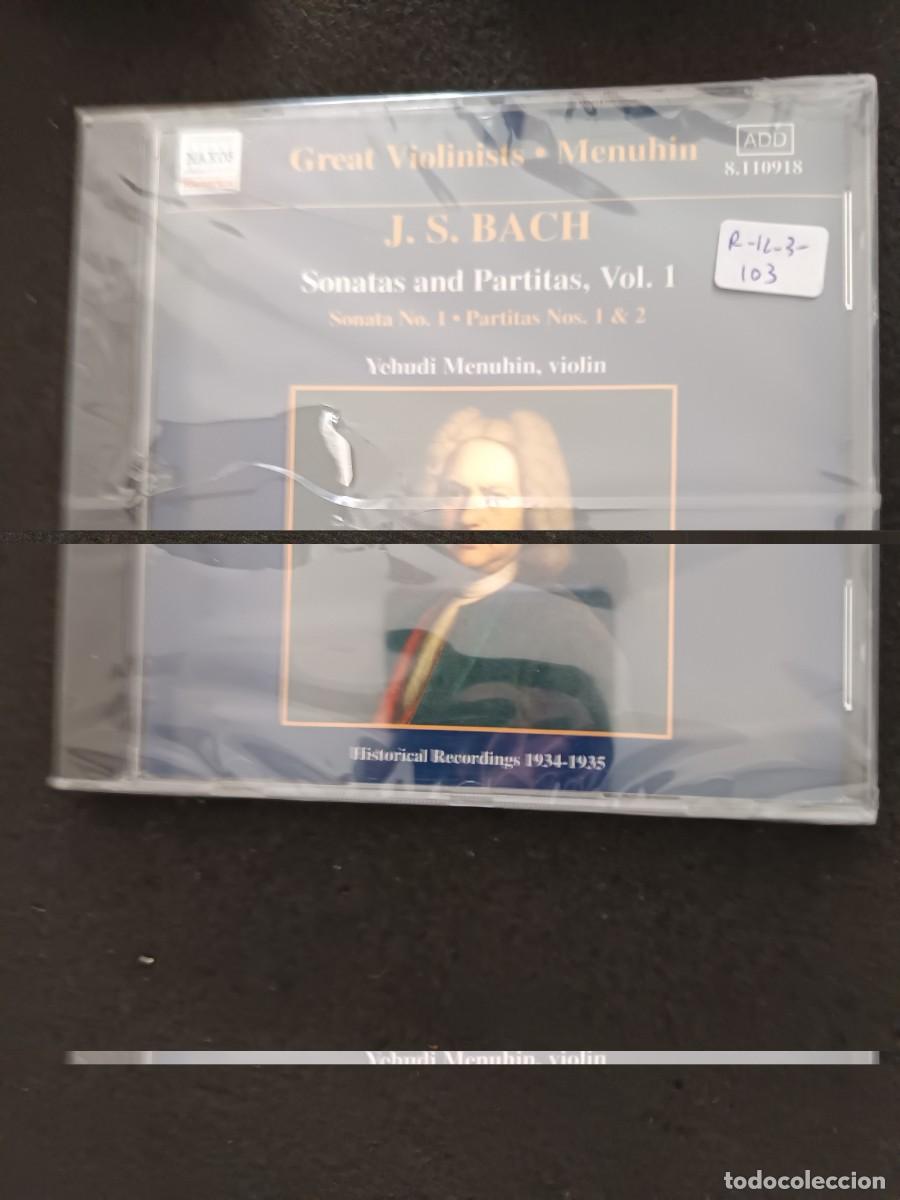 CDs de M&uacute;sica: J. S. BACH. SONATAS AND PARTITAS, VOL. 1. VIOLIN: YEHUDI MENUHIN