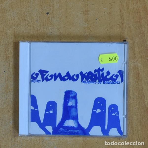 CD di Musica: FONDO KRITIKO - PALABRAS DE BORRACHO - CD