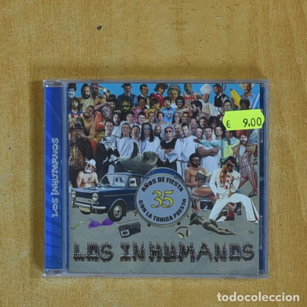 CDs de m&uacute;sica: LOS INHUMANOS - 35 A&Ntilde;OS DE FIESTA CON LA TUNICA PUESTA - CD