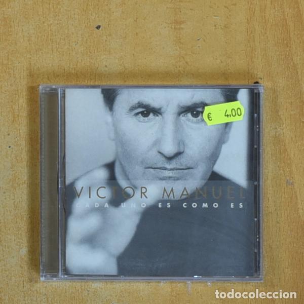 CDs de m&uacute;sica: VICTOR MANUEL - CADA UNO ES COMO ES - CD