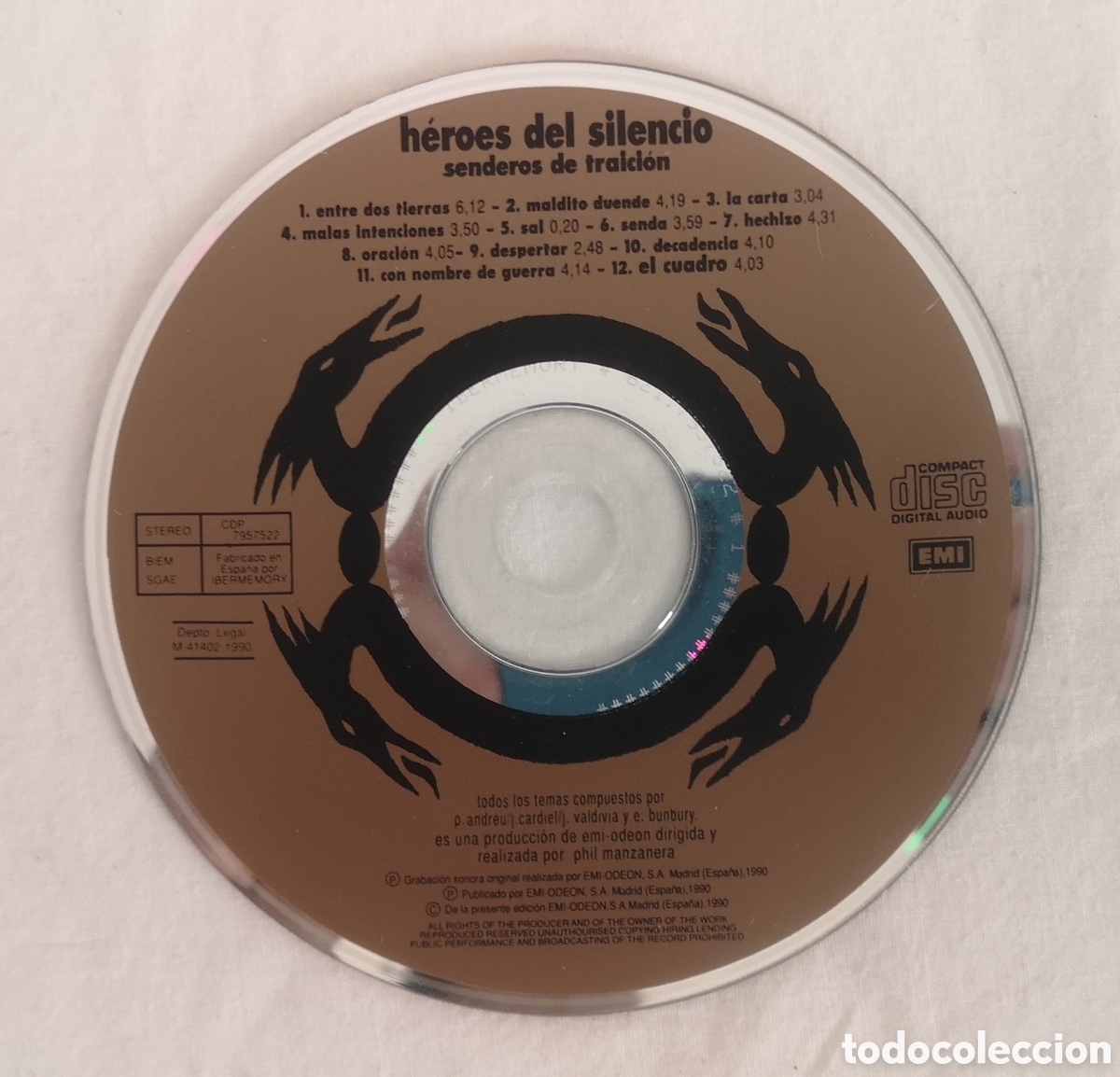 CDs de m&uacute;sica: CD H&Eacute;ROES DEL SILENCIO ENTRE DOS TIERRAS