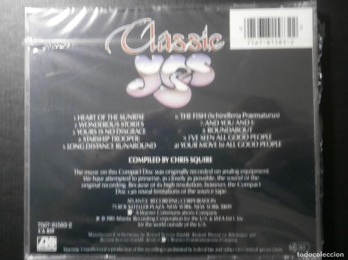 CDs de m&uacute;sica: CD. YES. &rdquo; CLASSIC &rdquo;. &iexcl;&iexcl;&iexcl; NUEVO !!!. &iexcl;&iexcl;&iexcl; PRECINTADO !!!. - Foto 2