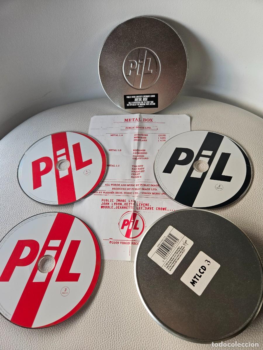 CDs de m&uacute;sica: PIL METAL BOX (2&ordm; DISCO DE PUBLIC IMAGE LTD.) 3CD REEDICI&Oacute;N VIRGIN 2009