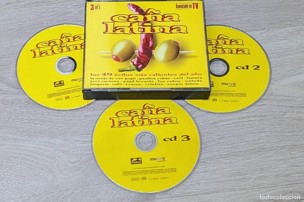 CDs de m&uacute;sica: CA&Ntilde;A LATINA - RECOPILATORIO ..3 CD&acute;S CON LO MEJOR DE 2001 DE POP-ROK EN ESPA&Ntilde;OL + 1 CD VOL.2