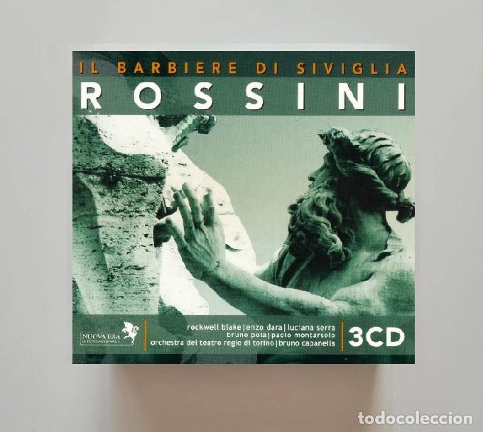 CDs de m&uacute;sica: [SET TRIPLE CD+LIBRETO+ESTUCHE]. OPERA ITALIANA. GIOACCHINO ROSSINI. IL BARBIERI DI SIVIGLIA.