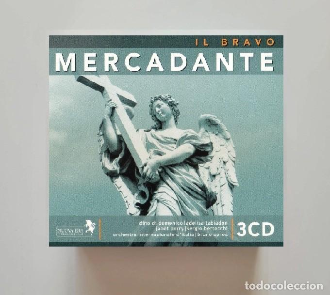 CDs de m&uacute;sica: [SET TRIPLE CD+LIBRETO+ESTUCHE]. OPERA ITALIANA. SAVERIO MERCADANTE. IL BRAVO.