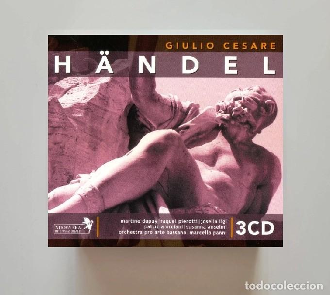 CDs de m&uacute;sica: [SET TRIPLE CD+LIBRETO+ESTUCHE]. OPERA ITALIANA. FRIEDRICH H&Auml;NDEL. GIULIO CESARE.
