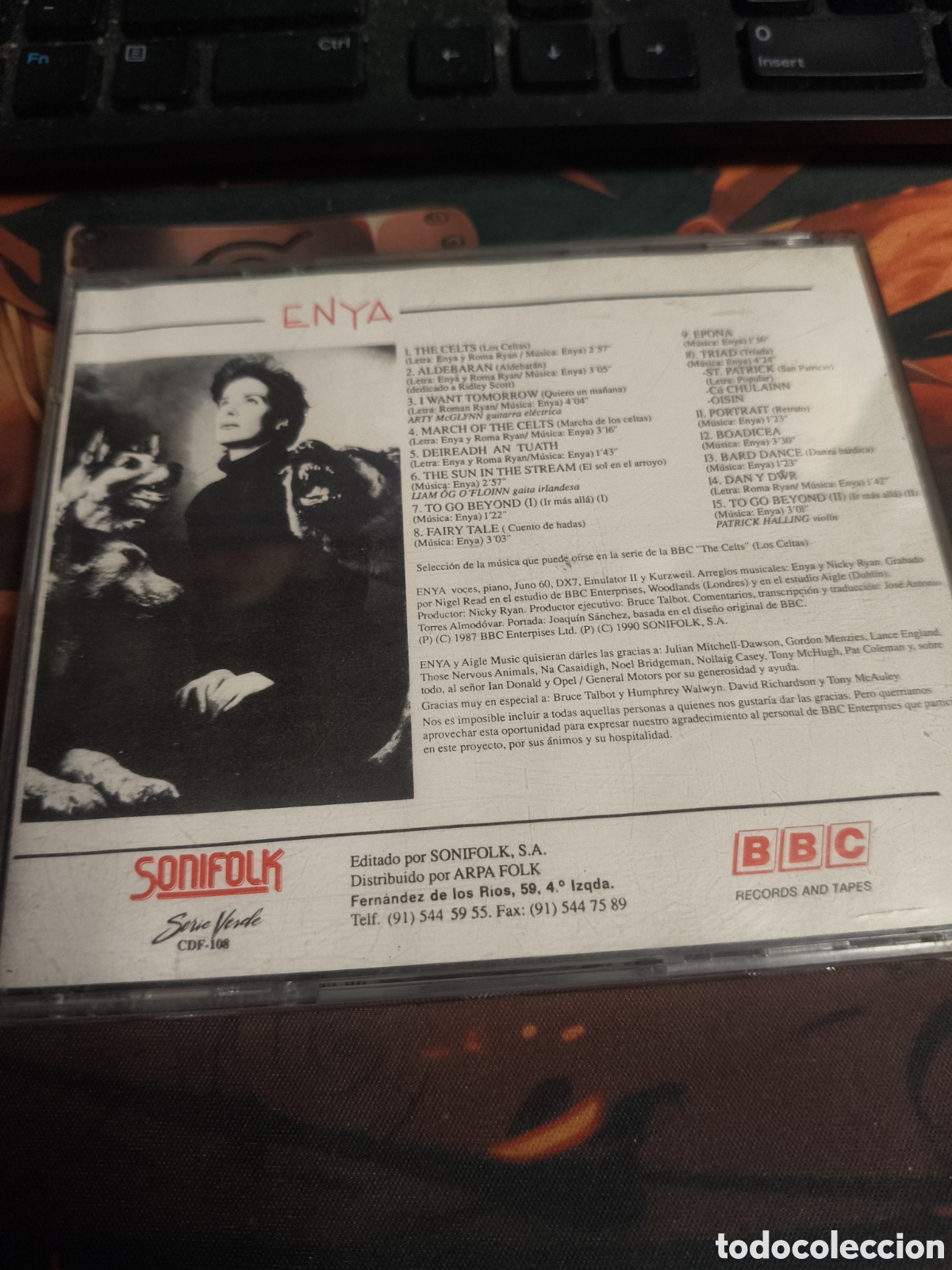 CDs de m&uacute;sica: Enya sonifolk ---- CD - Foto 3